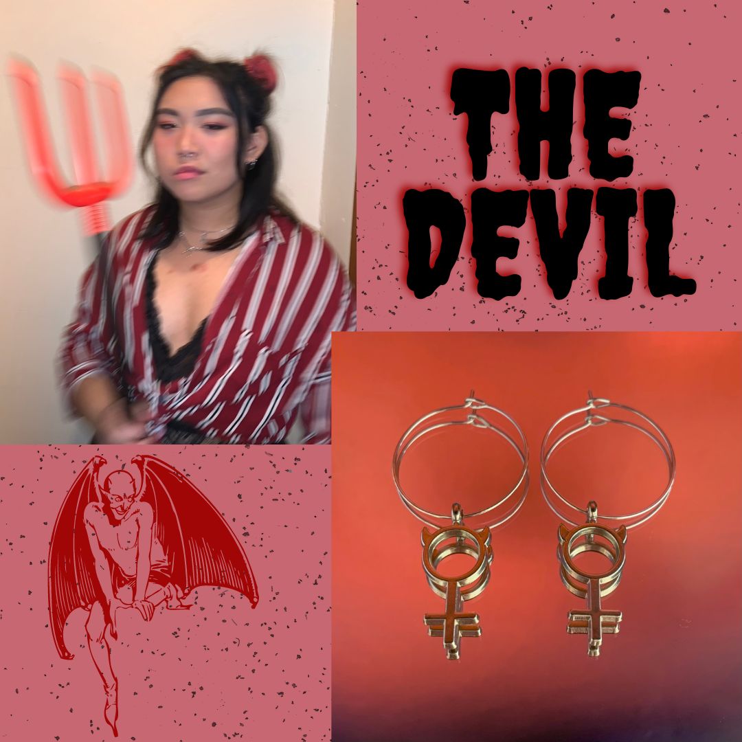 FEMALE DEVIL EARRINGS