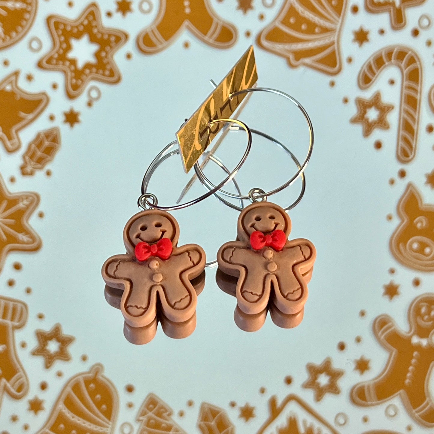 GINGERBREAD EARRINGS