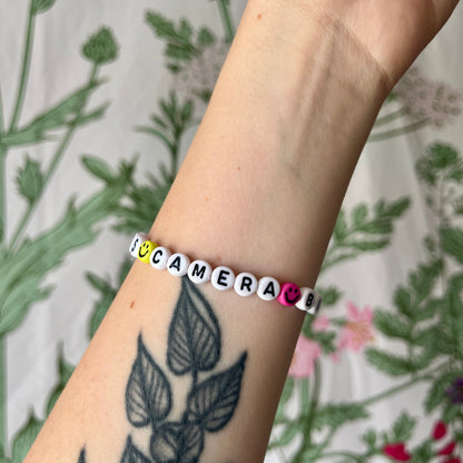 LIGHTS CAMERA BITCH SMILE FRIENDSHIP BRACELET