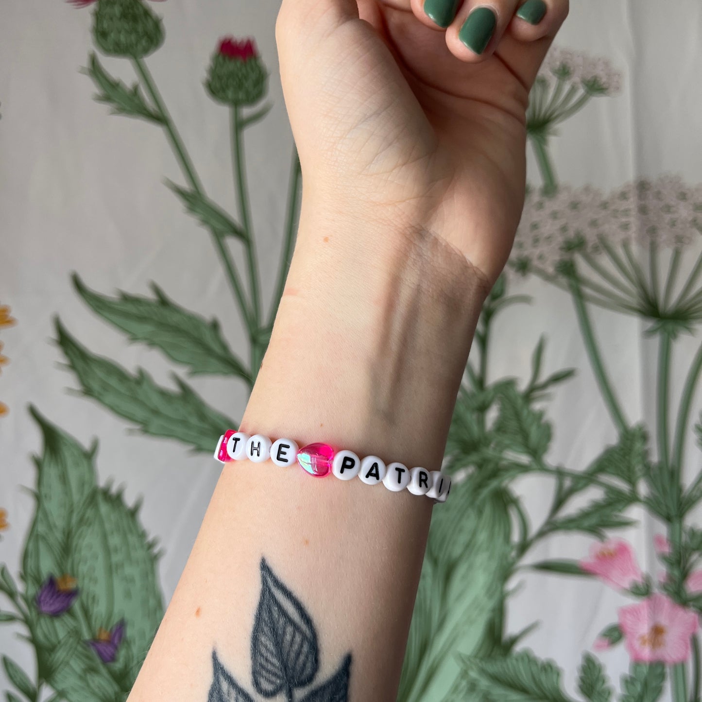 FUCK THE PATRIARCHY FRIENDSHIP BRACELET