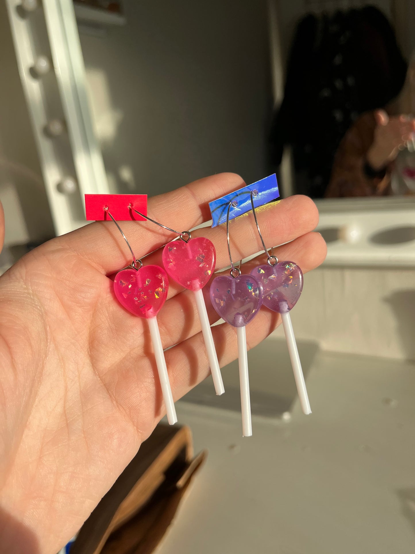 HEART LOLLY EARRINGS