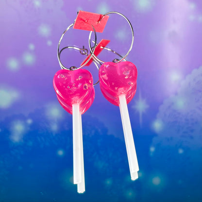 HEART LOLLY EARRINGS