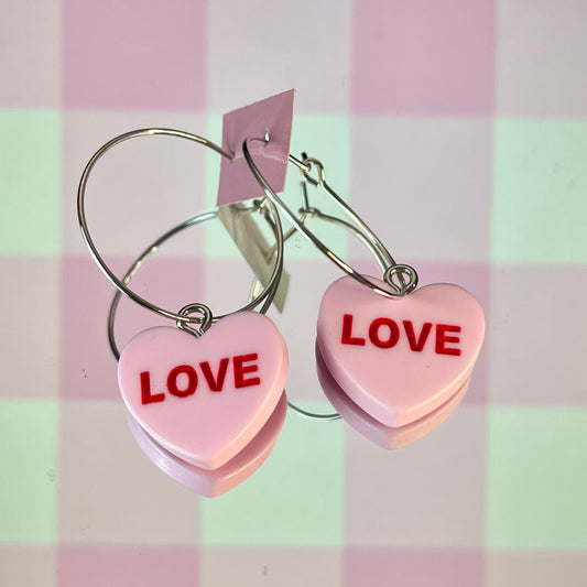 LOVE HEART EARRINGS