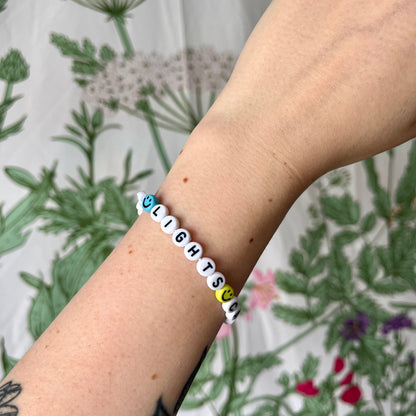 LIGHTS CAMERA BITCH SMILE FRIENDSHIP BRACELET