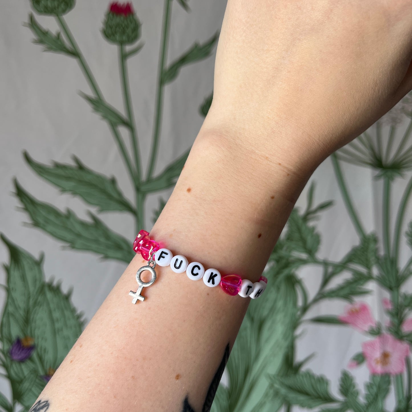 FUCK THE PATRIARCHY FRIENDSHIP BRACELET