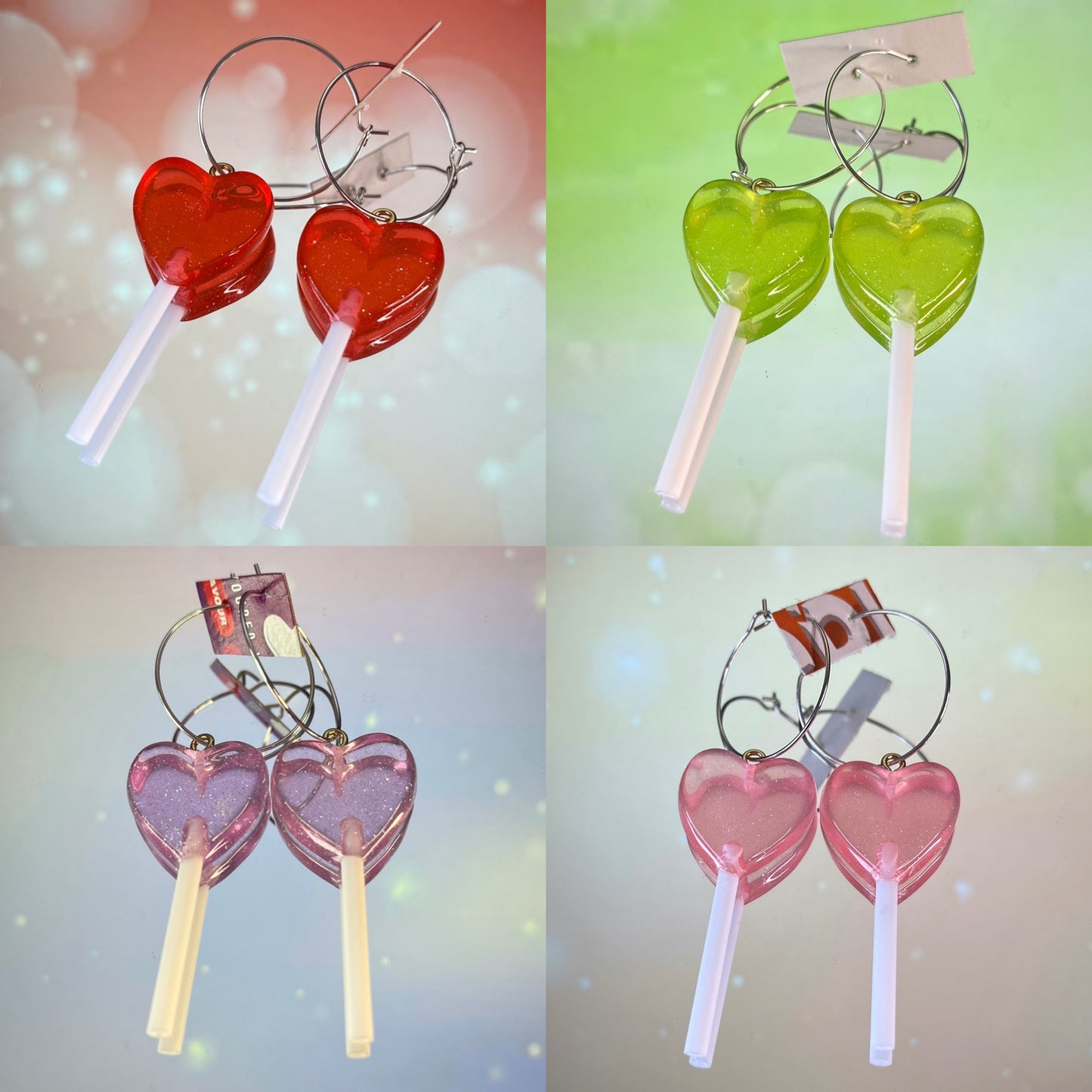 HEART LOLLY EARRINGS