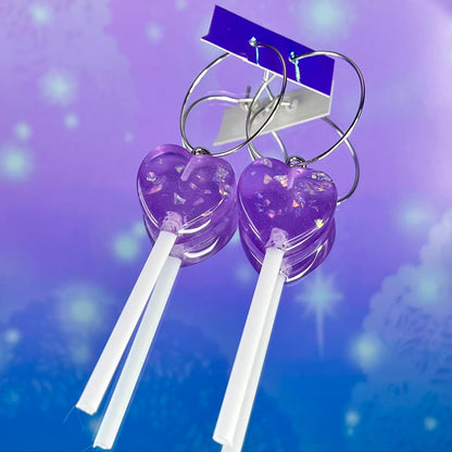 HEART LOLLY EARRINGS