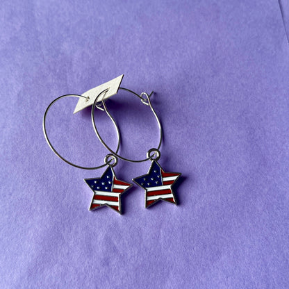 ALL AMERICAN BITCH EARRINGS