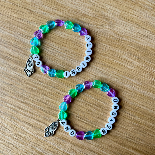 TO INIFINITY AND BEYOND FRIENDSHIP BRACELETS