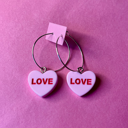 LOVE HEART EARRINGS