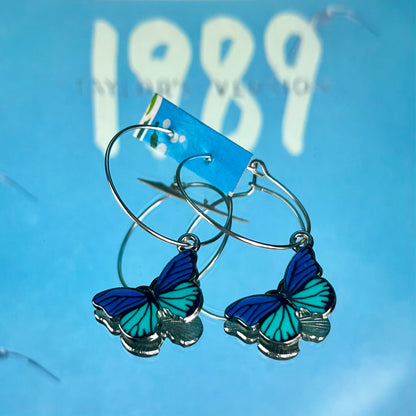 COLOURFUL BUTTERFLY EARRINGS