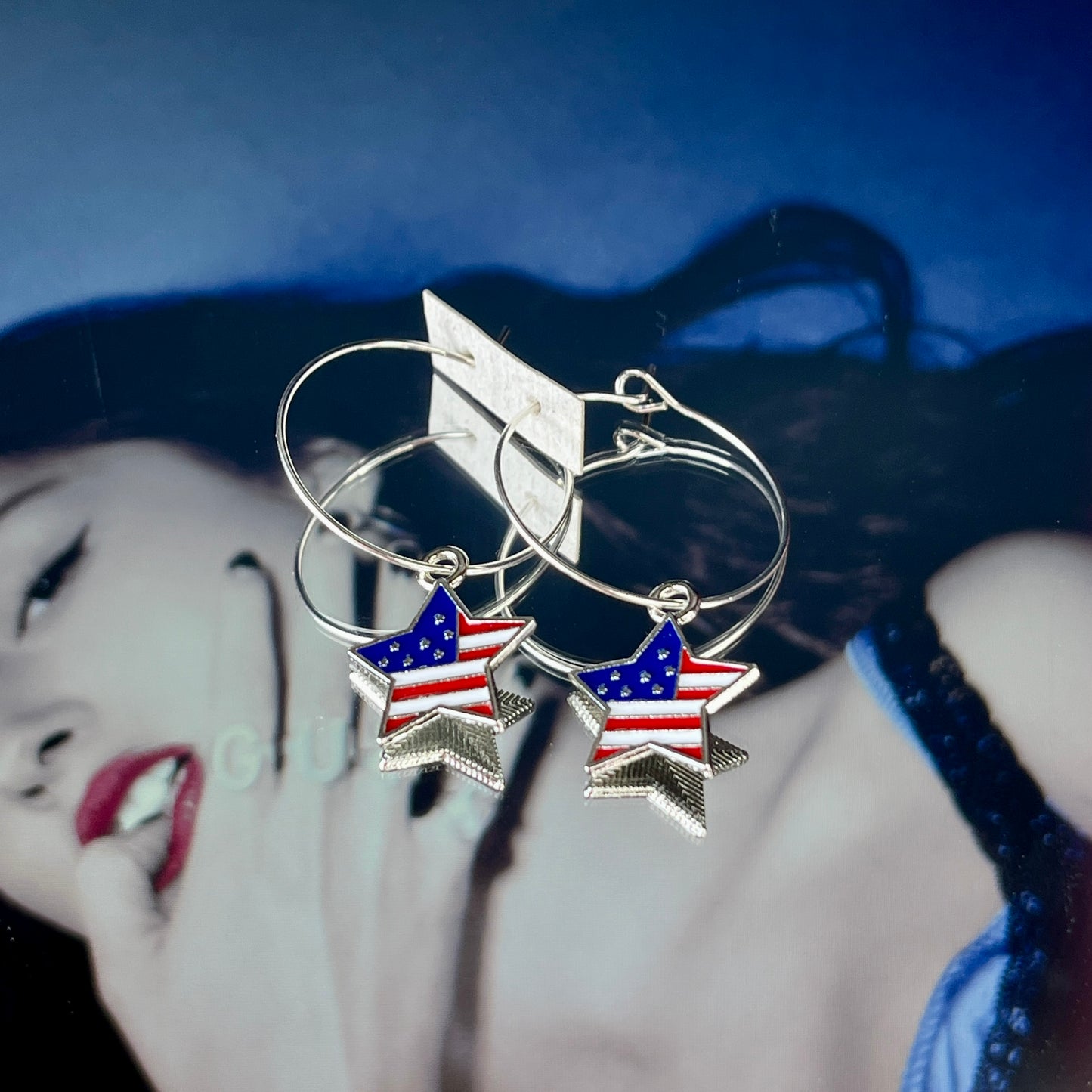 ALL AMERICAN BITCH EARRINGS