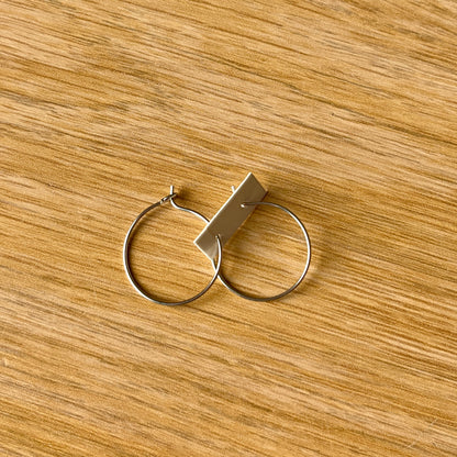 PLAIN HOOP EARRINGS