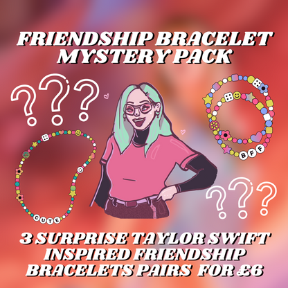 3 x FRIENDSHIP BRACELETS - 1 MYSTERY PACK