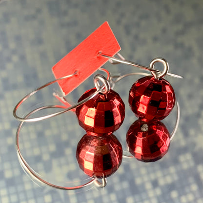 MIRRORBALL EARRINGS