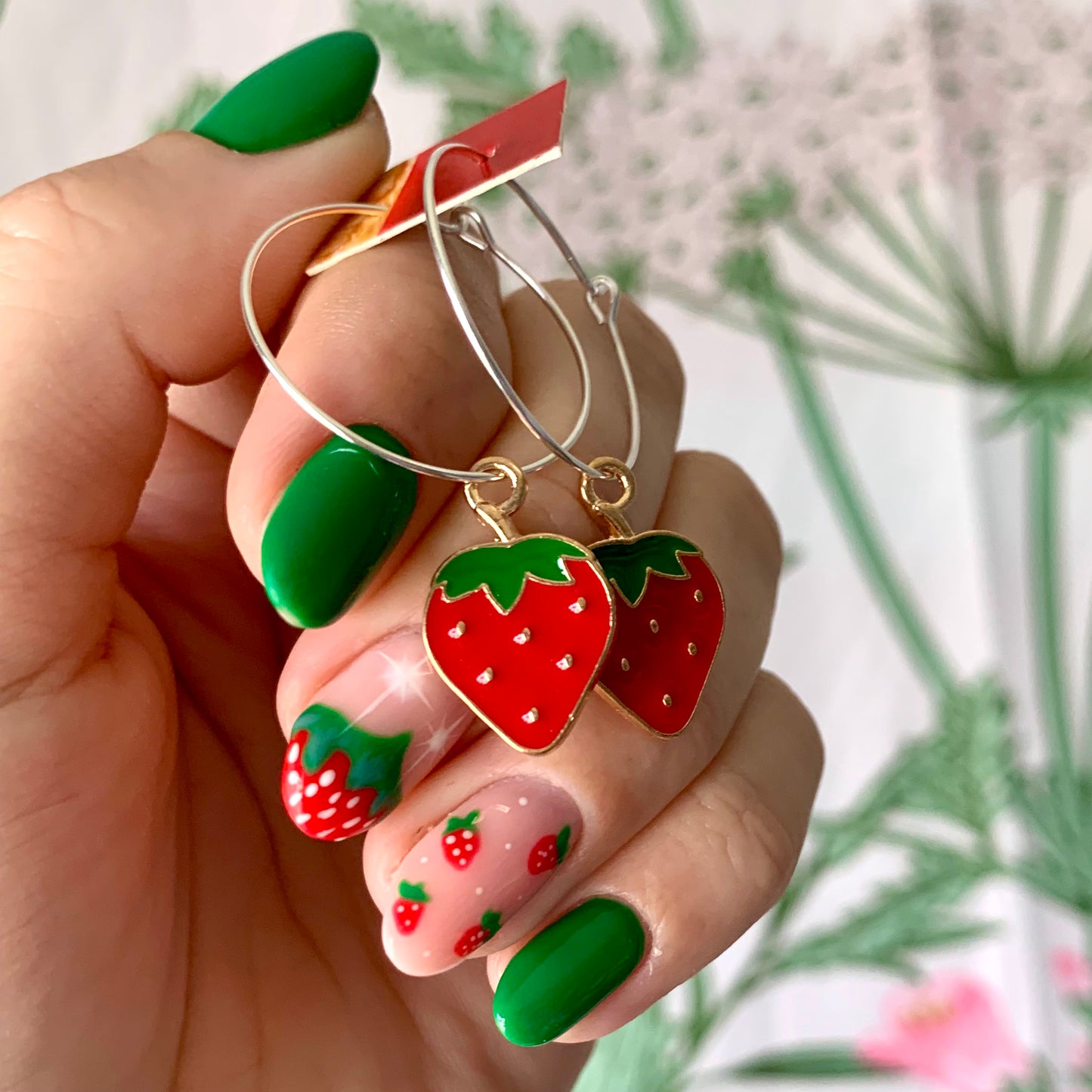 STRAWBERRY EARRINGS