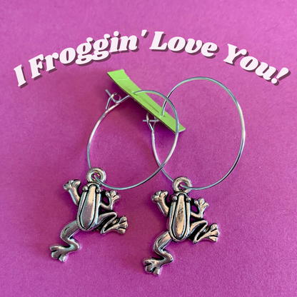 FROG EARRINGS