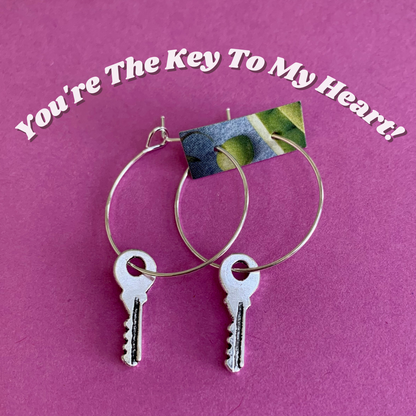 KEY EARRINGS