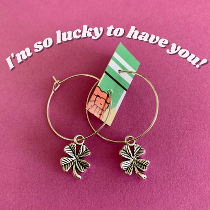 FOUR LEAF CLOVER EARRINGS