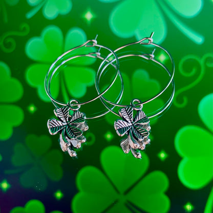 FOUR LEAF CLOVER EARRINGS