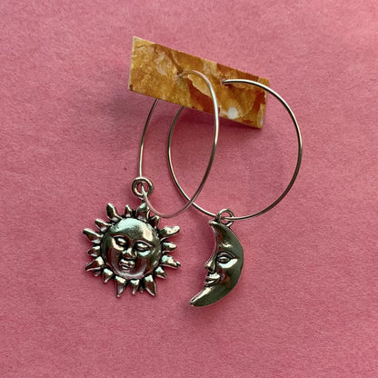 SUN AND MOON EARRINGS