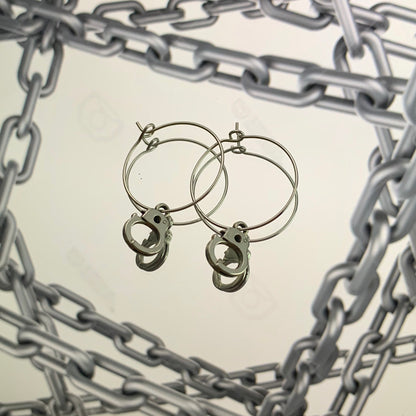 HANDCUFF EARRINGS