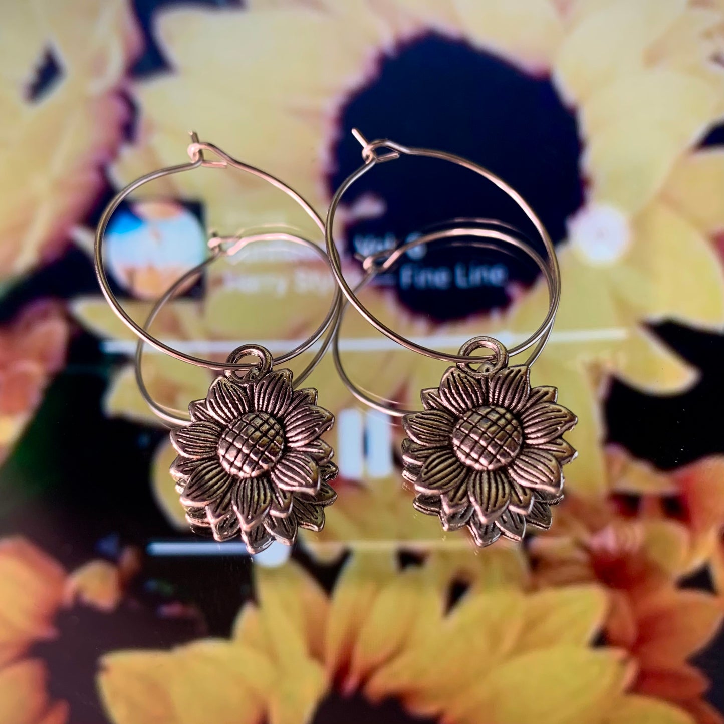 SUNFLOWER EARRINGS