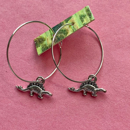 STEGOSAURUS DINOSAUR EARRINGS