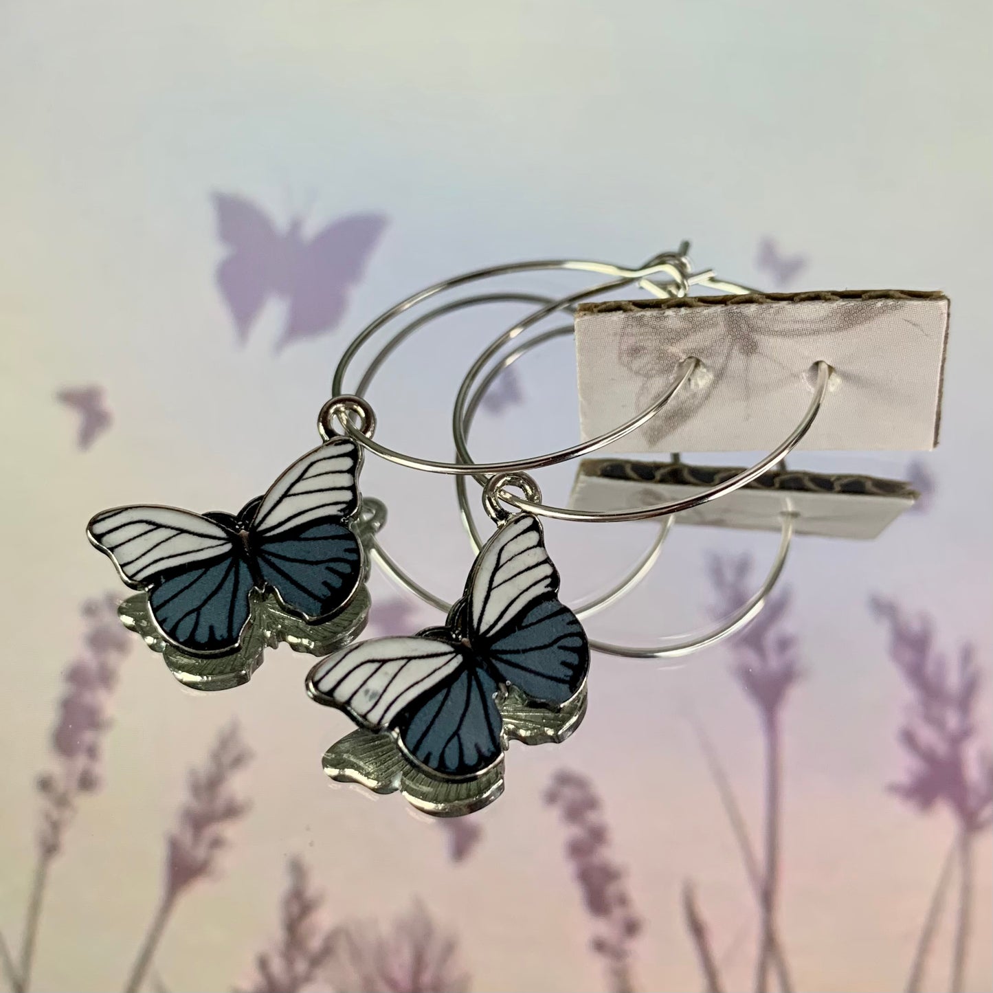 COLOURFUL BUTTERFLY EARRINGS