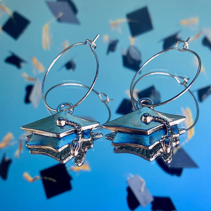 GRADUATION CAP EARRINGS