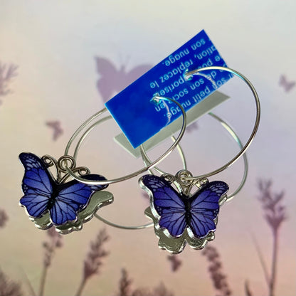 COLOURFUL BUTTERFLY EARRINGS