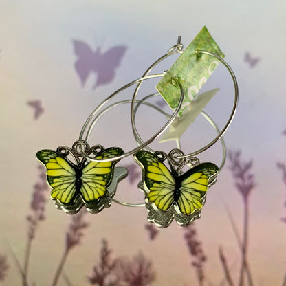 COLOURFUL BUTTERFLY EARRINGS