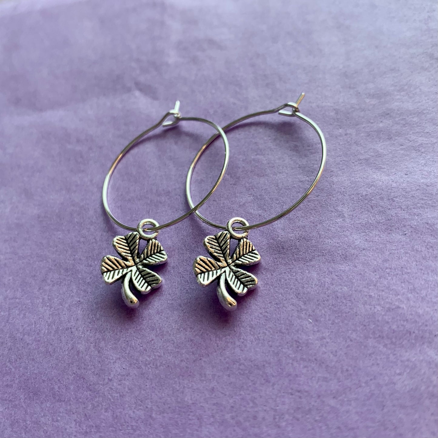 FOUR LEAF CLOVER EARRINGS