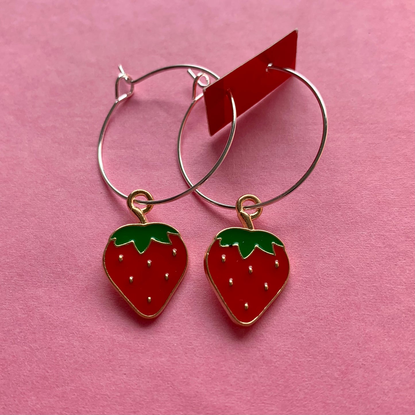 STRAWBERRY EARRINGS