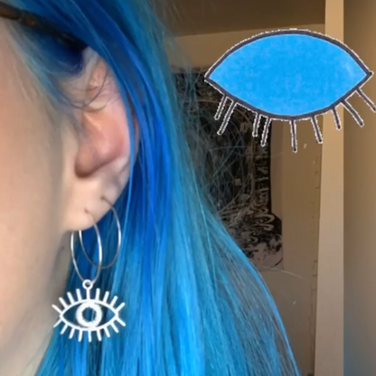 EYE EARRINGS