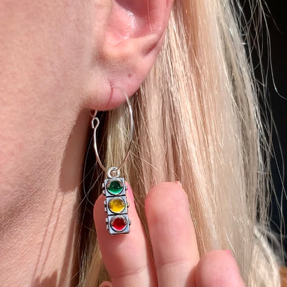 TRAFFIC LIGHT EARRINGS