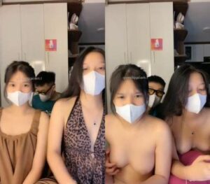 anh trai xăm trổ đụ 2 em gái múi mít